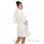 Tahari Womens Sparkle Sherpa Warm Pajama Lounge Robe Bathrobe