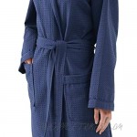 Teslin Women's Robe Circle Waffle Robes Lightweight Cotton Bathrobe Full Length