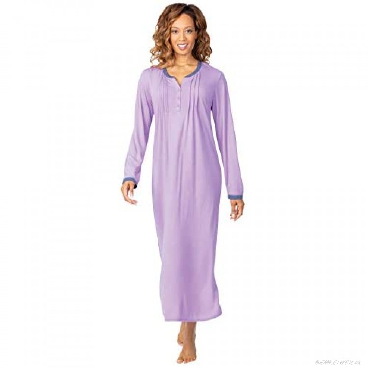 Addison Meadow Women Nightgown Soft - Ladies Nightgowns Long Length