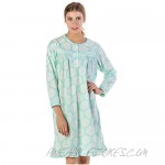 Casual Nights Women's Cozy Long Sleeve Fleece Nightgown