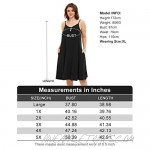 MONNURO Women's Full Slip Sleeveless Plus Size Sleepwear Night Dress V Neck Button Nightshirts with Pockets