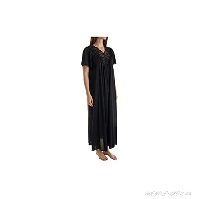 Shadowline Women's Plus-Size Beloved 53 Inch Flutter Sleeve Long Gown