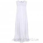 The 1 For U Cotton Nightgowns - Sleeveless Nightgowns for Women Naomi