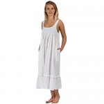 The 1 for U Nightgown 100% Cotton Sleeveless Women’s Gown – Paige