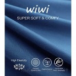 WiWi Womens Bamboo Nightgowns Soft Short Sleeve Sleep Shirts Tunic Tops for Leggings Plus Size Sleepwear S-4X