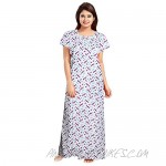 Women's Cotton Maxi nighty for women sleepwear Indian (Combo Pack of 2 Pc)