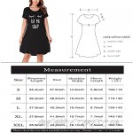 Women's Nightgowns Soft Cute Print Sleepwear Round Neck Short Sleeve Breathable Loungewear Sleep Shirts for Women