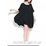 ellazhu Womens Oversized Dress Short Sleeve Mid-Long Dresses Beach Summer T-Shirt Top Sundress for Women GA200…