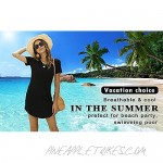 Haola Women's Summer Short Sleeve Slim Fit Shirts Mini Dresses Juniors Dress Top
