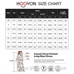 HOOYON Women's Short Sleeve Loose Maxi Dresses Casual Long Dresses with Pockets