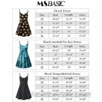 MSBASIC Women's Sleeveless Adjustable Strappy Summer Beach Swing Dress