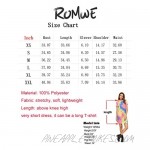 Romwe Women's Casual Short Sleeve Tie Dye Ombre Swing T-Shirt Tunic Dress