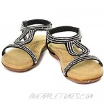Cipriata Womens/Ladies Nicole Diamante Elasticated Halter Back Sandals