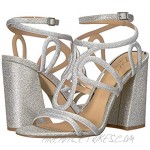 Jewel Badgley Mischka Women's SHARI Sandal Silver 6 M US