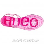 HUGO Women's Emma Flat Sandal-Tr Bright Pink671 10