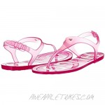 HUGO Women's Emma Flat Sandal-Tr Bright Pink671 5.5
