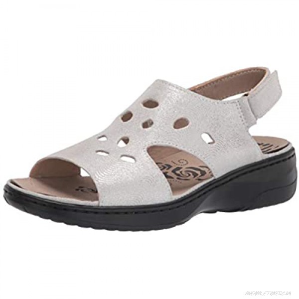 Propet Women's Gabbie Sandal Silver 8.5