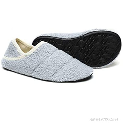 Buytop Womens Mens Lightweight House Slippers Shoes Soft Home Indoor with Anti-Slip Rubber Sole