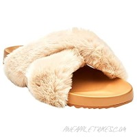 Coconuts by Matisse Womens Seasons Slippers Casual - Beige - Size 7 M
