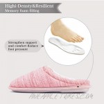 COZISO Slippers for Women Warm Memory Foam Slip on House Shoes Mens Cotton Comfortable Knitted Fabric Home Indoor & Outdoor Bedroom Shoes