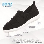 isotoner Women's Zenz Serenity Stretch Satin Slipper Slip-On Shoe Ash 6
