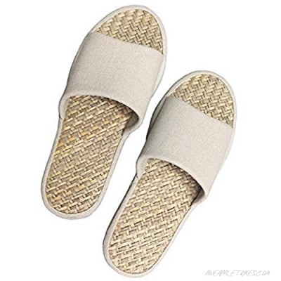 Natural Tatami Slippers Large Fits Mens 10-11 / Womens 11-12 Beige