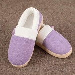 NineCiFun Women's Closed Back House Slippers Memory Foam Comfy Bedroom Shoes Indoor Outdoor Warm Moc Home Slippers with Anti Slip Outsole