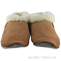 RUPESTRE Indoor Slippers – Handmade of Natural Sheep Wool and Leather – Premium Multipurpose Shoes Perfect for Home Use – Hypoallergenic Winter Booties – Ideal for Both Men and Women – 4.5 to 14 Size