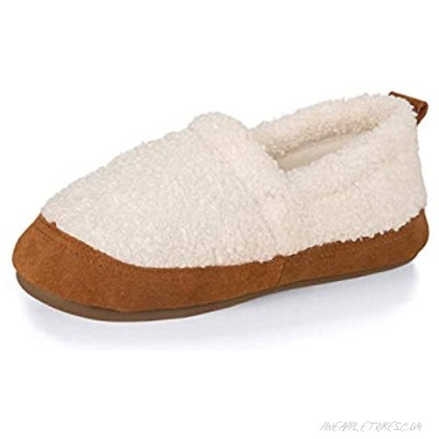 Surblue Women's House Slipper Warm and Comfy Micro Suede Slippers Indoor Outdoor