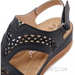 ZAPZEAL Wedge Sandals for Women Open Toe Lightweight Walking Sandals Boho Beach Flip Flops Outdoor Casual Summer Slip On Shoes Size 6-11 US
