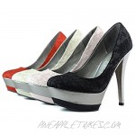 Allens Women's Gossip-2 Lace Double Platform Pumps Fashion Shoes