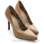Ollio Women's Shoe Elegant Inside Leopard Print D'Orsay Dress High Heel Multi Color Pump
