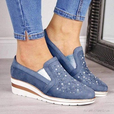 N\C Women's Shoes with Rhinestone Shoes Women's Summer Diamond Upper Shoes