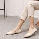 YinZhen Qin Women's Sext Pointed Toe Leopard Vintage Flats Slip On Work Shoes for Office Formal Shoes
