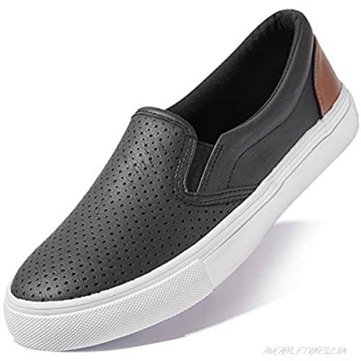 DailyShoes Unisex Flat Memory Foam Cushioned Insole Casual Slip-On Loafers Sneakers Shoes