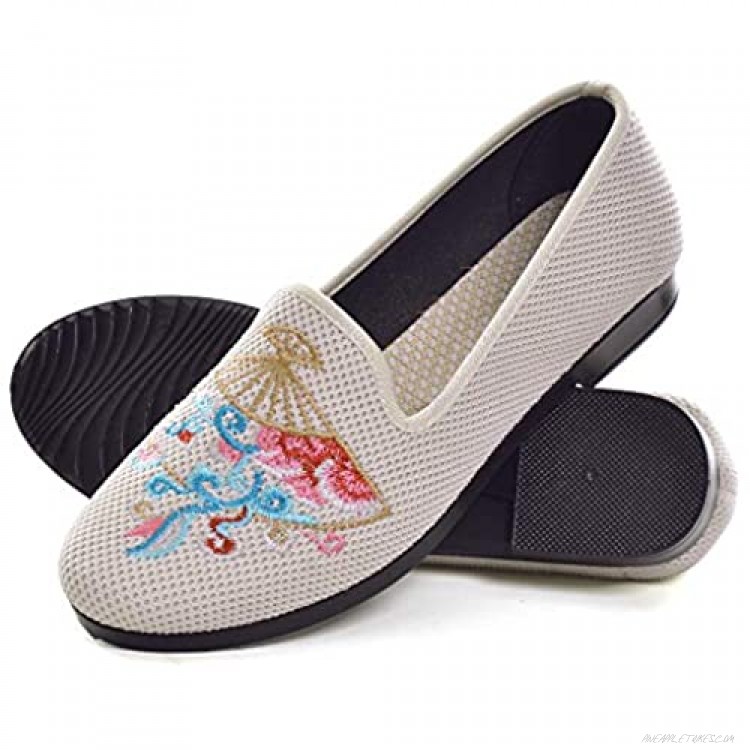Dear Time Women's Espadrille Flat Platform Slip-On Loafer Colorful Fisherman Shoes