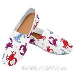 InterestPrint Colorful Crabs Women's Natural Comfort Walking Flat Loafers (US4.5~US14)