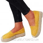 JOYBI Women Casual Platform Loafers Flats Comfort Anti-Skid Round Toe Slip On Espadrilles Walking Shoes