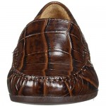 MARC JOSEPH NEW YORK Women's Leather Made in Brazil Warren Street Loafer Cappuccino Crocodile 10 M US