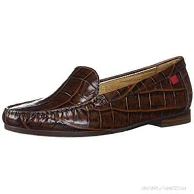 MARC JOSEPH NEW YORK Women's Leather Made in Brazil Warren Street Loafer Cappuccino Crocodile 10 M US