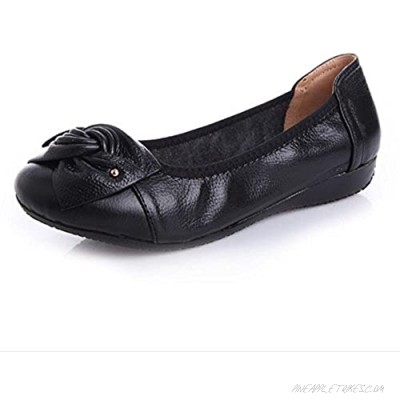 Otamise Women's Leather Loafers Flats Slip On Size 4.5-10