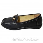 Women' Soft Faux Leather Moccasin Loafer Slip On Shoes (Miss-07/Vivi-04)