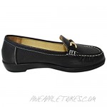 Women' Soft Faux Leather Moccasin Loafer Slip On Shoes (Miss-07/Vivi-04)