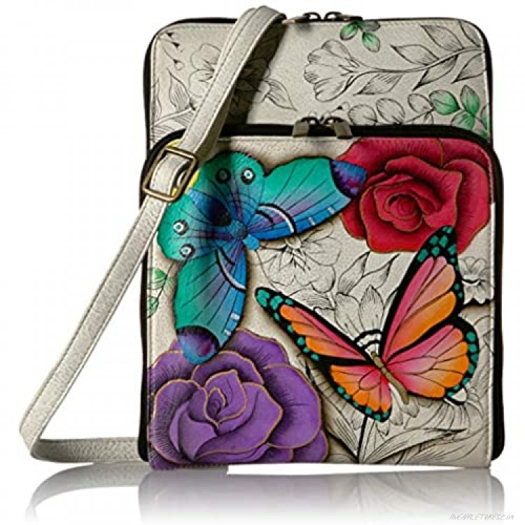 Anna by Anuschka Hand Painted Leather Women's All Round Zippered Organiser