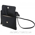 KKXIU | Crossbody Bags Purses Women | Lightweight Functional Multi Pocket Double Zipper Purse | Adjustable Strap | Tassel