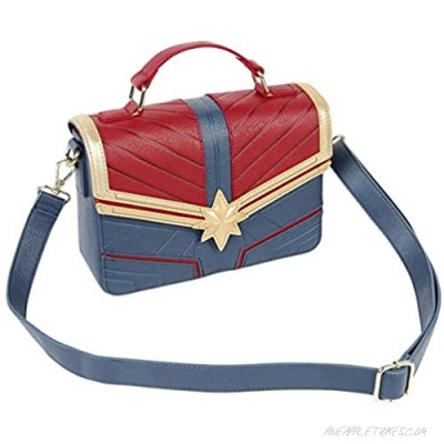 Loungefly Captain Marvel Faux Leather Crossbody Bag Standard