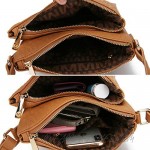 MKF Crossbody Bags for women – Cross body Strap Messenger Purse – PU Leather Handbag Womens Fashion Pocketbook