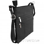 Roma Leathers Cross Body Purse - Premium Quality Leather - Designed in USA