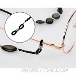 DS. DISTINCTIVE STYLE Glasses Chains 2 Pieces Beaded Eyeglass Chain Holders Stylish Sunglasses Straps for Women