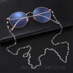 EUEAVAN Fashion Twist Link Metal Eyeglass Chain Glossy Finish Sunglasses Holder Eyewear Retainer Strap for Women